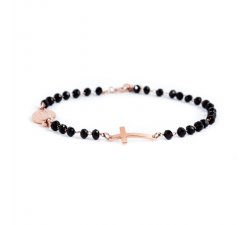 Marlù Unisex Rosary Bracelet Vision Collection 33BR0004R-N