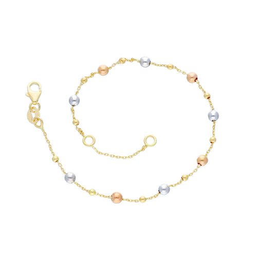 Bracciale da donna Oro giallo bianco e rosa 240726