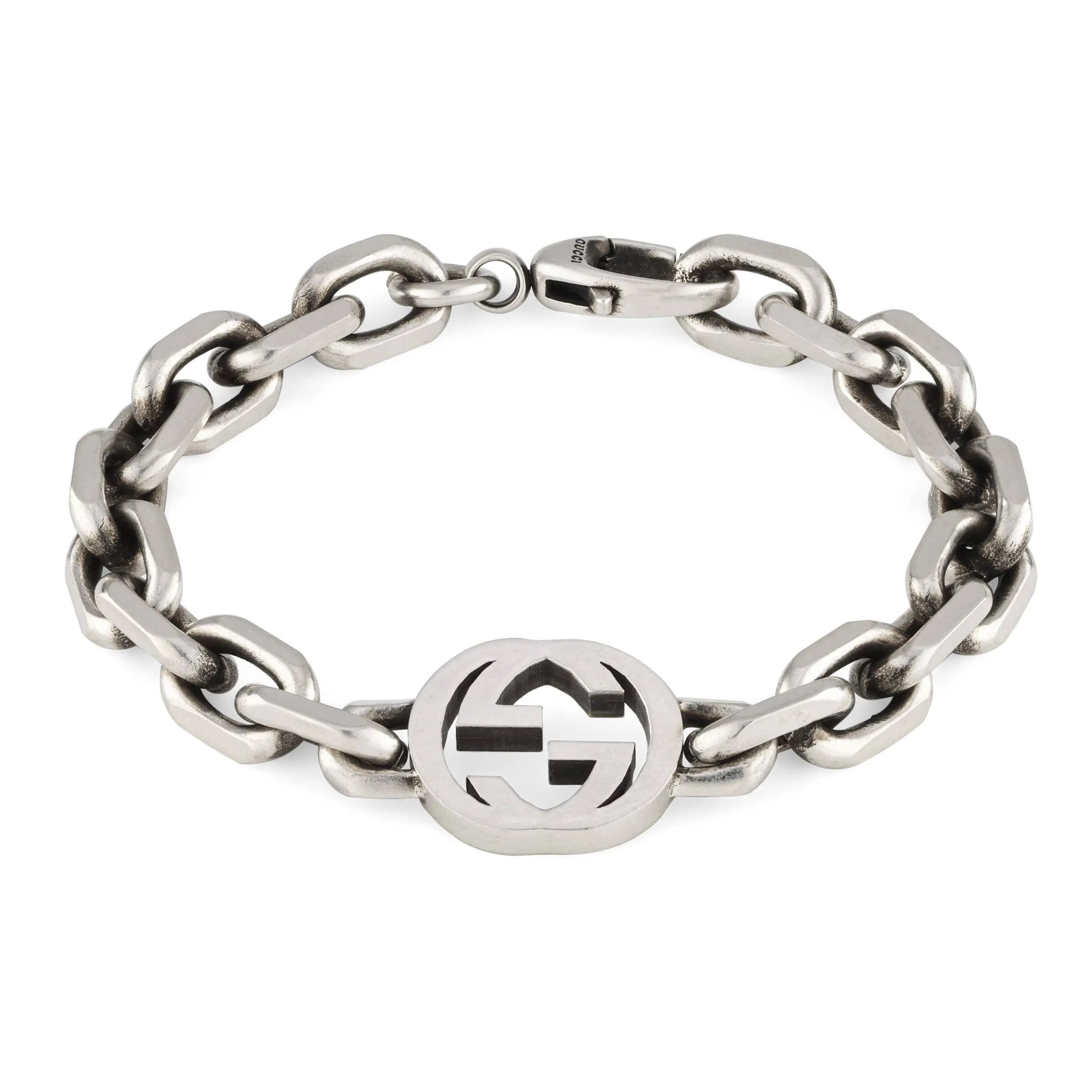 gucci bracelet women's silver