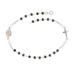 Bracciale Rosario Oro Bianco Madonna Miracolosa 803321736933