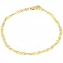 Bracciale Uomo Unoaerre Oro Giallo Bianco GL100113