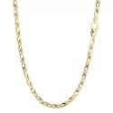 Collana Uomo Oro Giallo Bianco GL100482