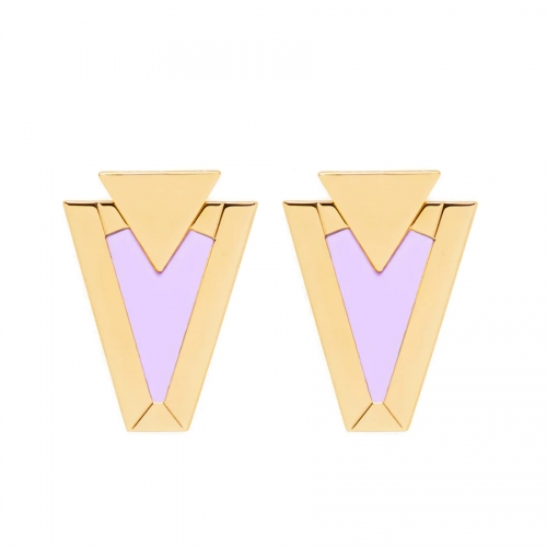 Valentina Ferragni Studio Rhea Lilac earrings