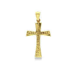 Herrenkreuz aus Gelbgold 138356