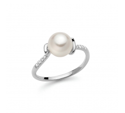 Miluna Women&#39;s Ring Pearls PLI1653