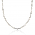 Miluna Women&#39;s Necklace Pearls PCL6279