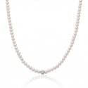 Miluna Women&#39;s Necklace Pearls PCL5888V