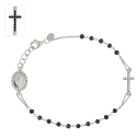 Women's White Gold Rosary Bracelet GL101729