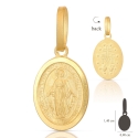 Ciondolo Madonna Miracolosa oro giallo 803321700438