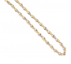 White Yellow Gold Women's Necklace GL101740