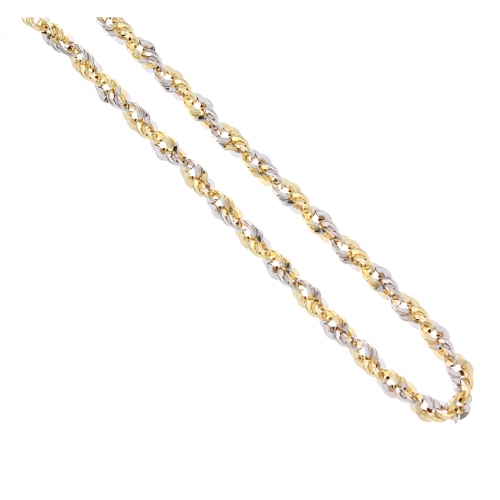 White Yellow Gold Women's Necklace GL101740