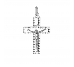 Weißgold-Kreuz-Anhänger GL101745