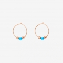 Dodo Hoop Mini Granelli Earrings DOC1001_GRANX_CTU9R