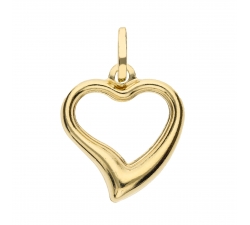 Women's Yellow Gold Heart Pendant GL101777