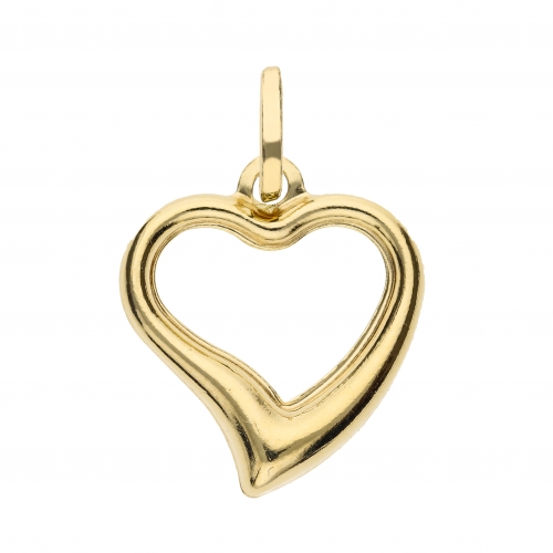 Women's Yellow Gold Heart Pendant GL101777