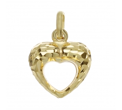 Women's Yellow Gold Heart Pendant GL101779