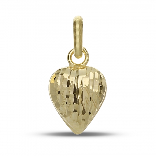 Women's Yellow Gold Heart Pendant GL101780