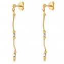 Women's Earrings in White and Yellow Gold GL101789