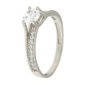 Women's White Gold Ring GL101796