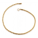 18 KT Yellow Gold Rope Bracelet