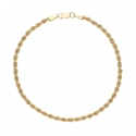 18 KT Yellow Gold Rope Bracelet