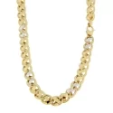 Men's Necklace in White Yellow Gold GL101817