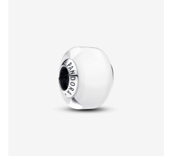 Charm Pandora Mini Vetro di Murano Bianco 793118C00