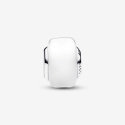 Pandora Mini Charm in White Murano Glass 793118C00