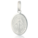 Ciondolo Madonna Miracolosa oro bianco 803321714706