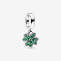 Charm Pandora Pendente Quadrifoglio Verde Piccolo 792751C01