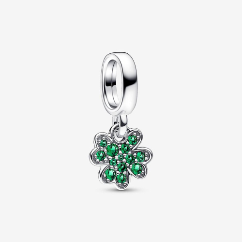 Pandora Charm Small Green Four-Leaf Clover Pendant 792751C01