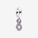 Pandora Charm Pink Infinity Pendant 792766C01