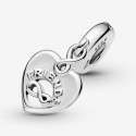 Pandora Charm Heart Pendant Friends Forever 799294C01