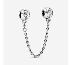 Pandora Safety Chain Band of Hearts 791088-05