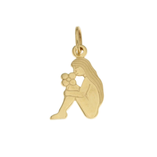 Virgo Zodiac Sign Pendant GL101826