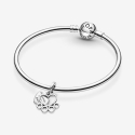 Pandora Charm Heart and Paw Pendant 799360C00