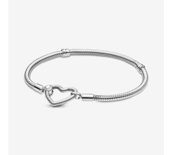 Pandora Bracelet with Modular Heart Clasp 599539C00