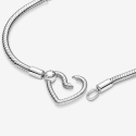 Pandora Bracelet with Modular Heart Clasp 599539C00