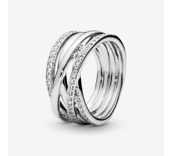 Pandora Braided Band Ring 190919CZ