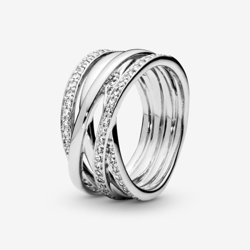 Pandora Braided Band Ring 190919CZ