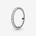 Pandora Ring Stones and Hearts 190963CZ