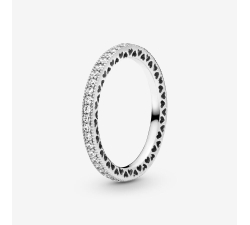 Pandora Ring Stones and Hearts 190963CZ