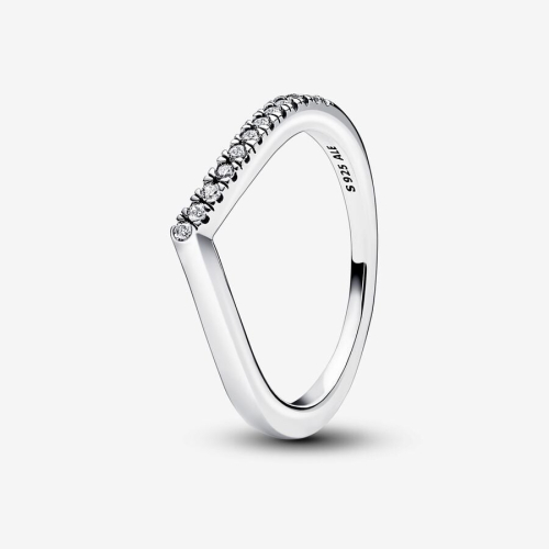 Pandora Sparkling Wish Asymmetric Ring 192394C01