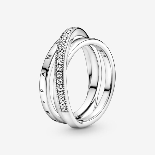 Pandora Ring Intertwined Lines 199057C01