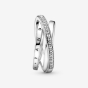 Pandora Ring Intertwined Lines 199057C01