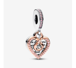 Charm Pandora Pendente Cuore Infinito Mamma Sei Perfetta 782641C01