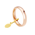 Fede Nuziale Unoaerre Comoda 3,5 mm Oro rosa