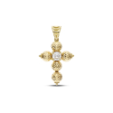 Yellow Gold Women's Cross Pendant GL101843