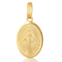 Ciondolo Madonna Miracolosa oro giallo 803321707034