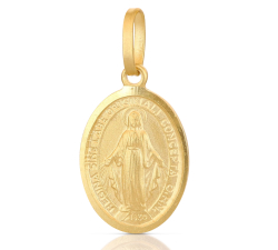 Ciondolo Madonna Miracolosa oro giallo 803321707034